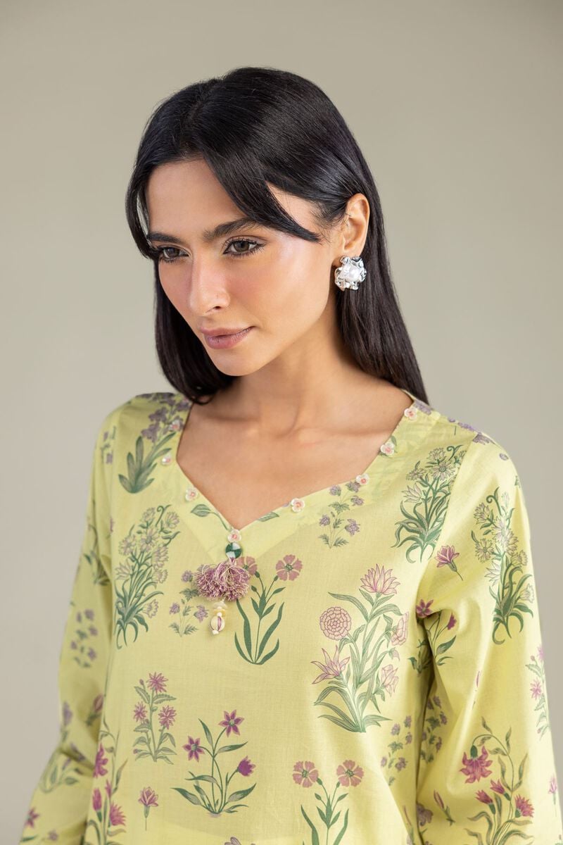 Yellow Cambric Kurta