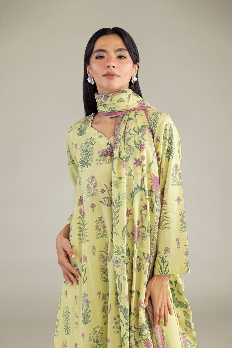 Floral Lawn Dupatta