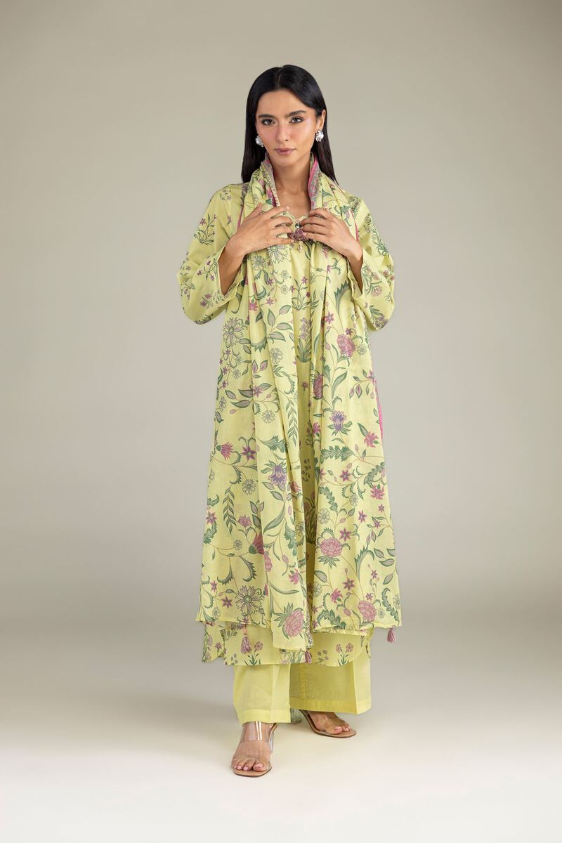 Floral Lawn Dupatta