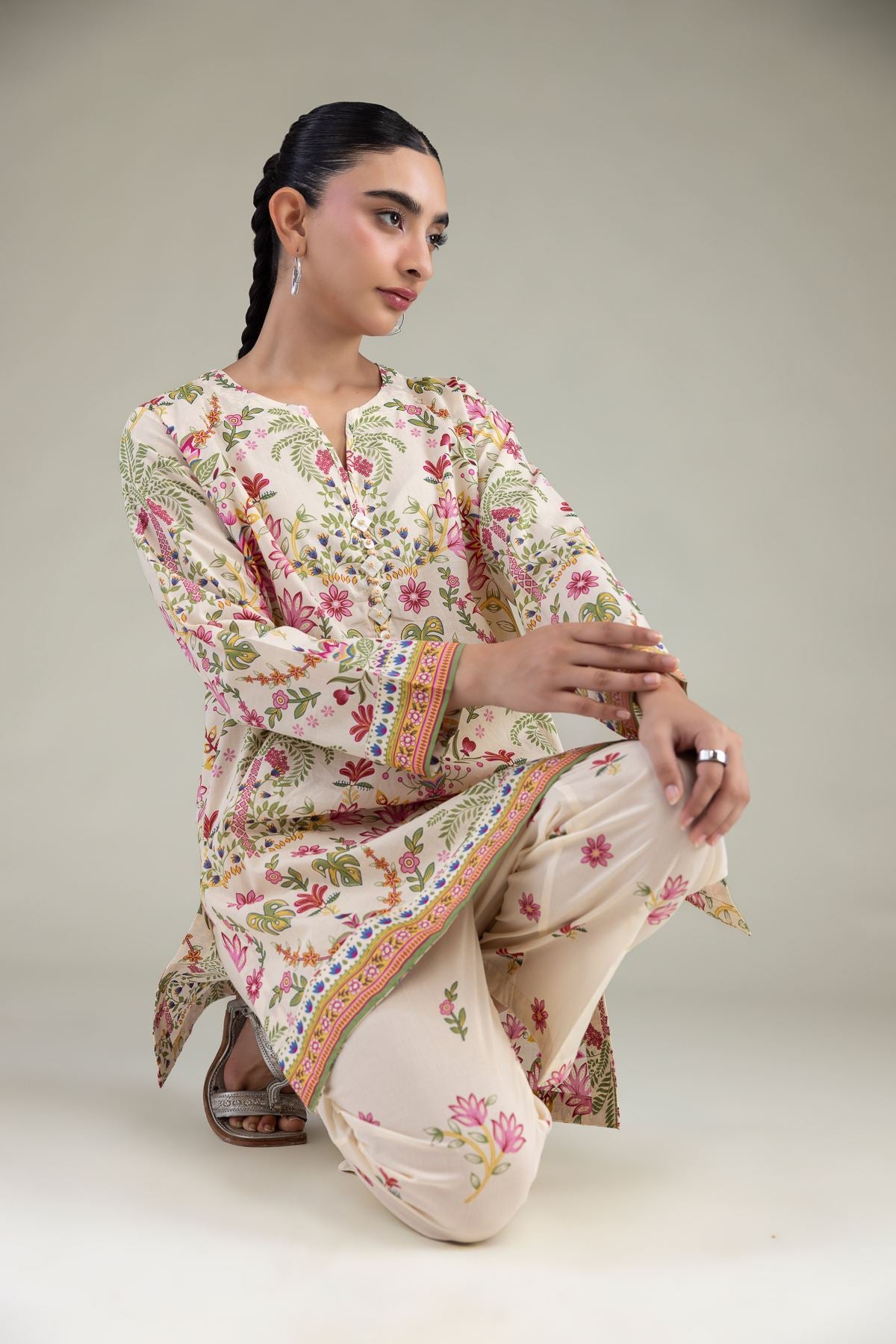 Short Cambric Kurta