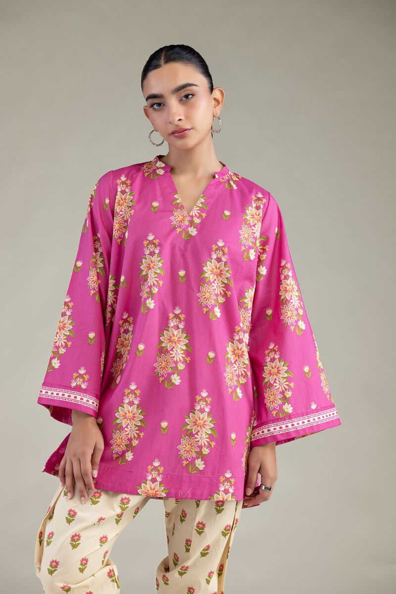 Floral Cambric Kurta