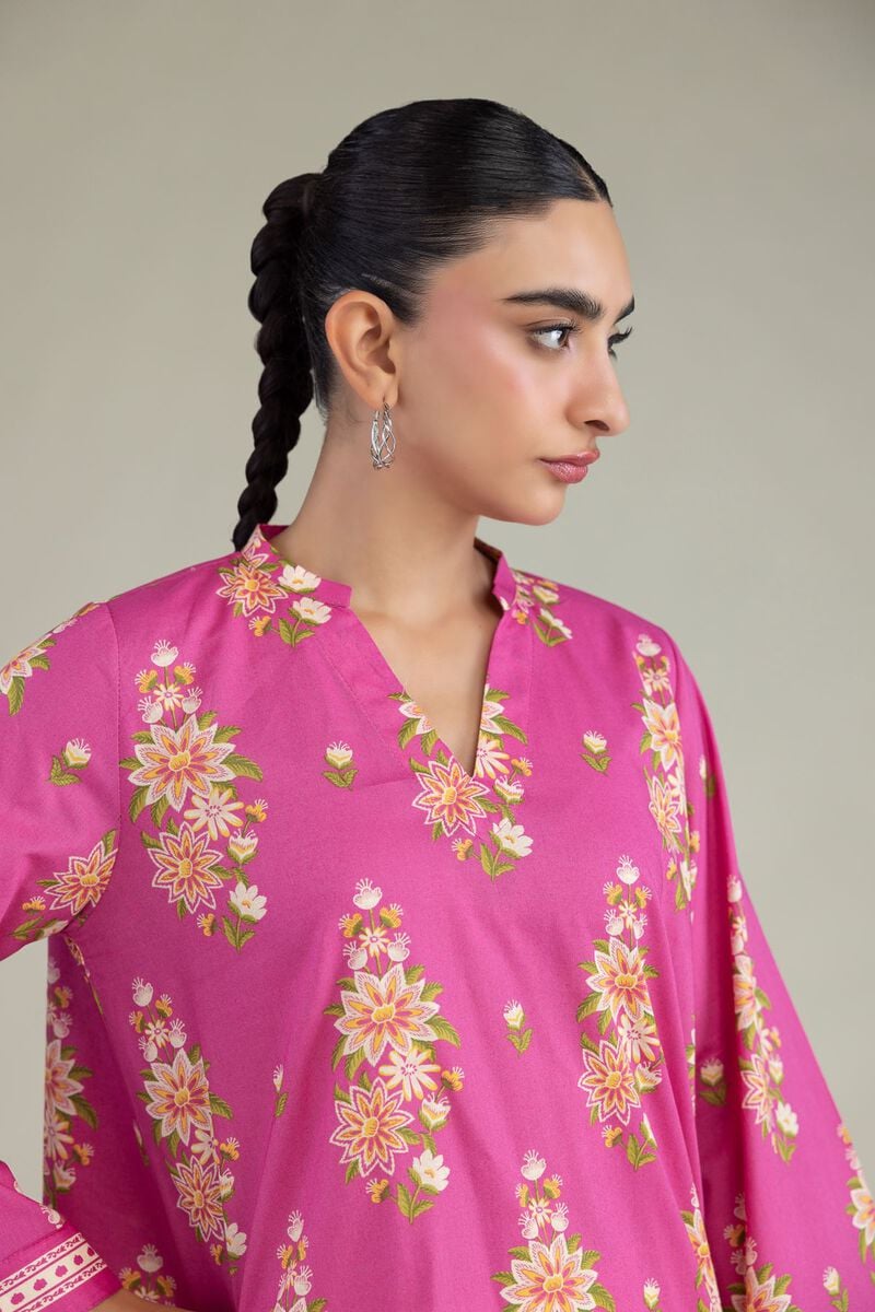 Floral Cambric Kurta
