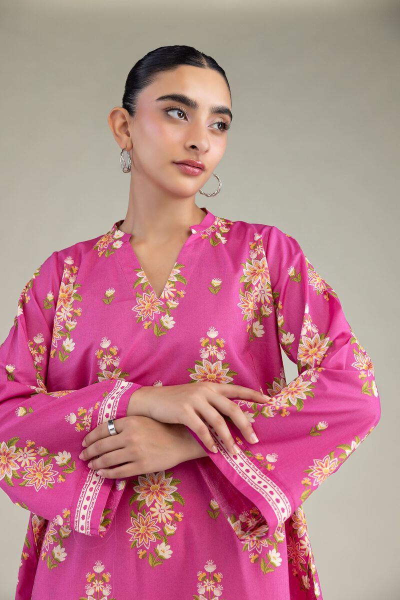 Floral Cambric Kurta