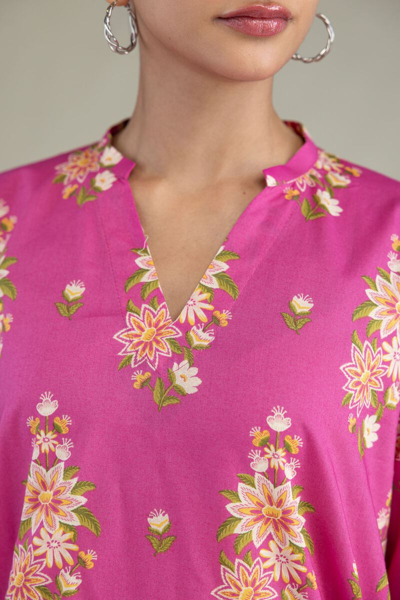 Floral Cambric Kurta