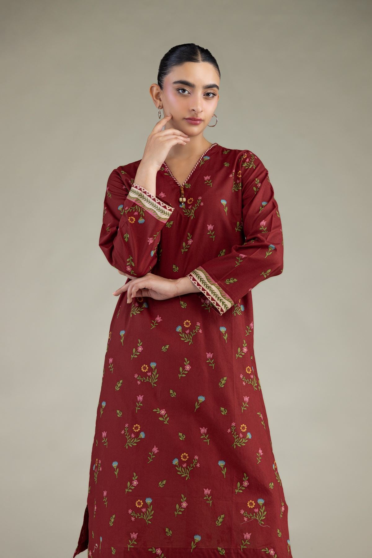 Long Cambric Kurta