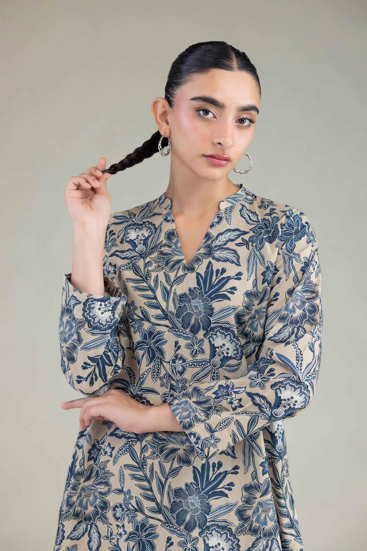 Cambric Longline Kurta