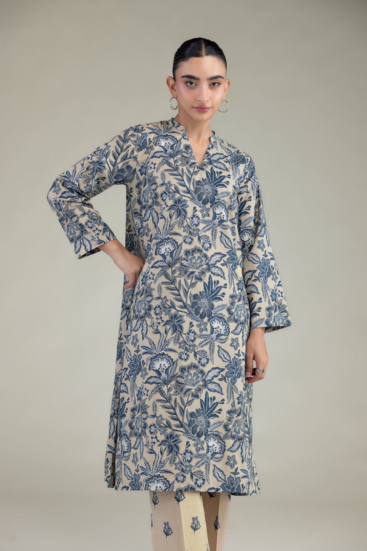 Cambric Longline Kurta