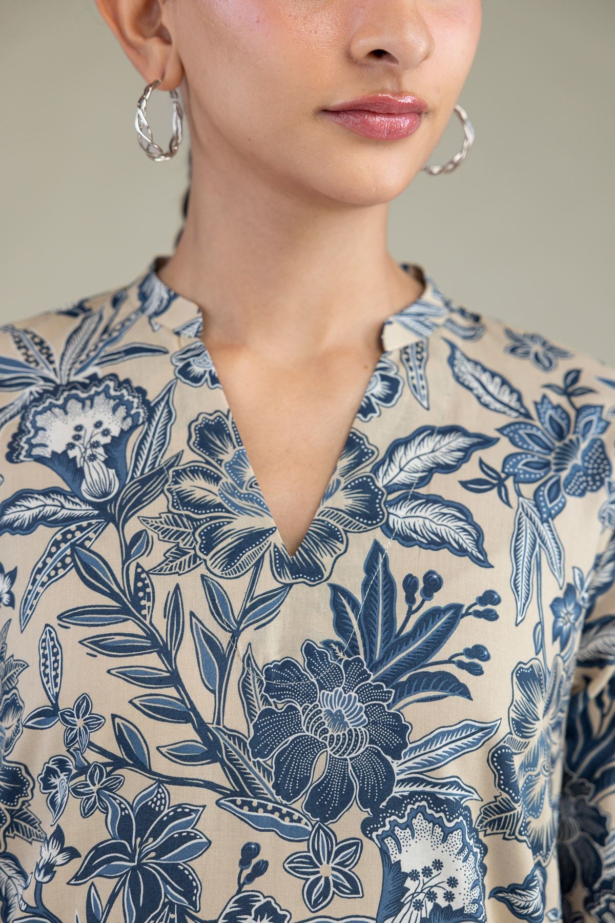 Cambric Longline Kurta
