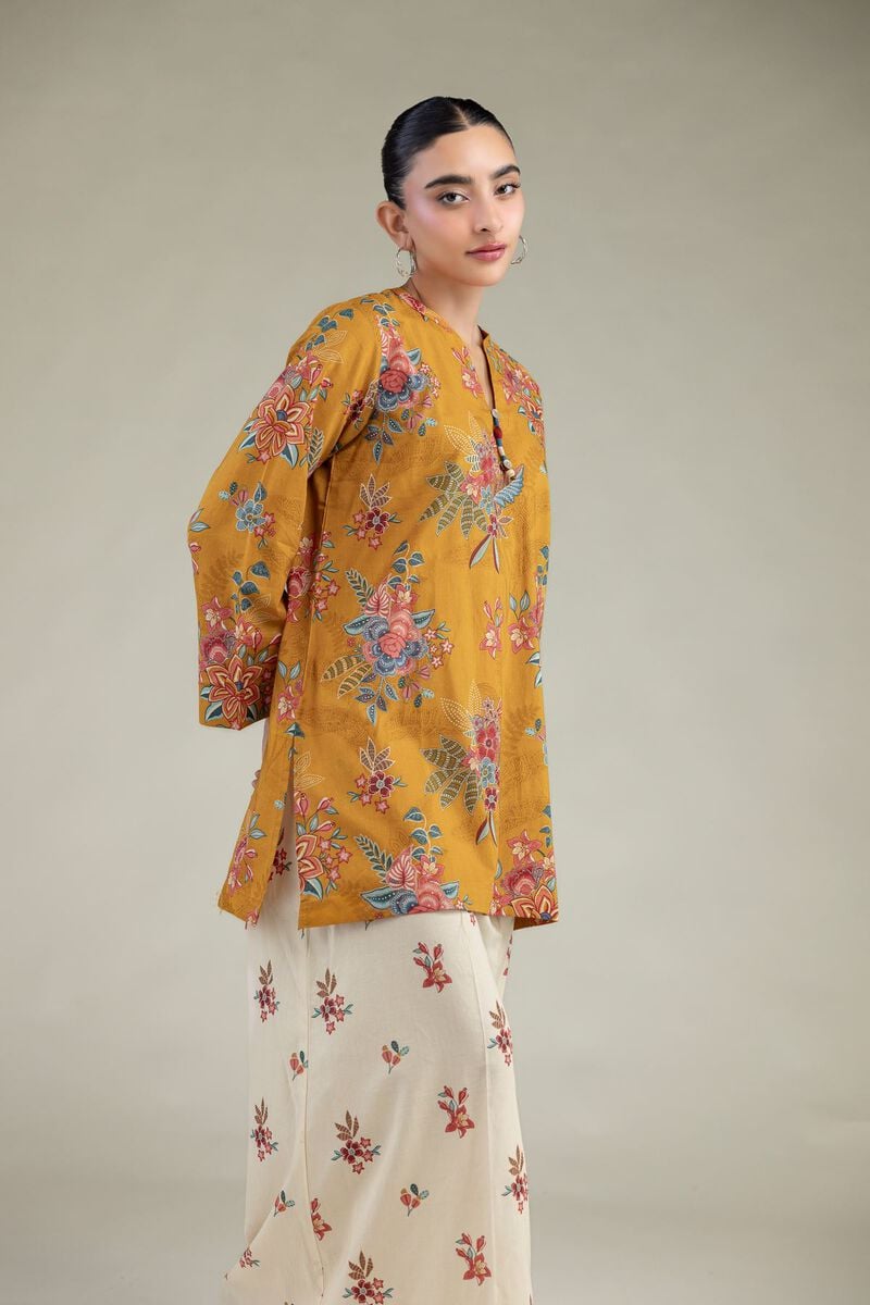 Floral Cambric Kurta