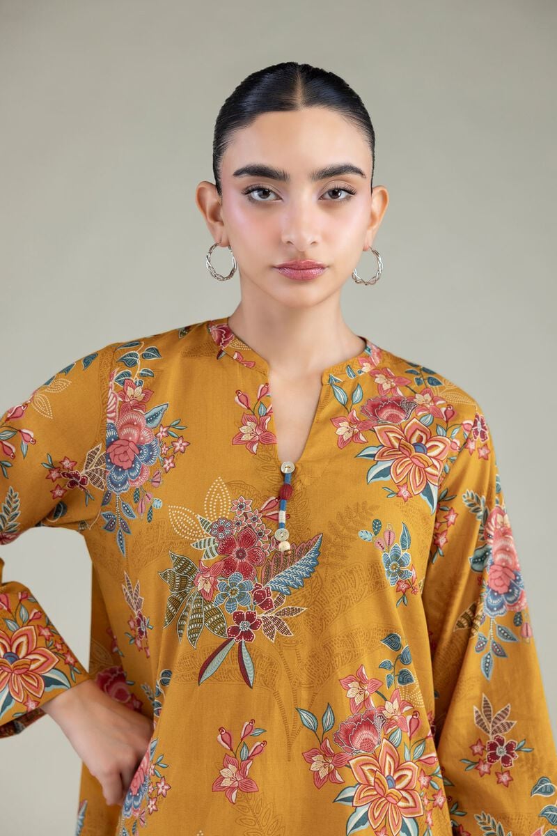 Floral Cambric Kurta