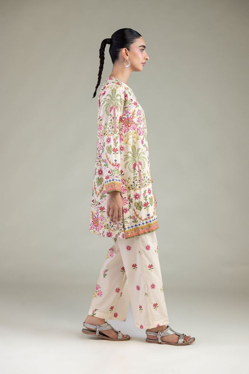 Floral Cambric Pants