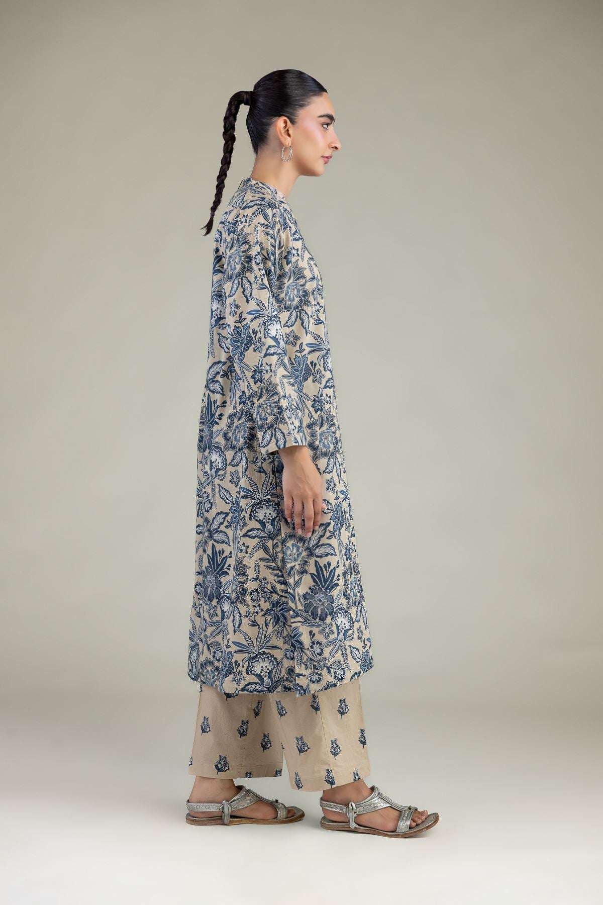 Printed Floral Pants
