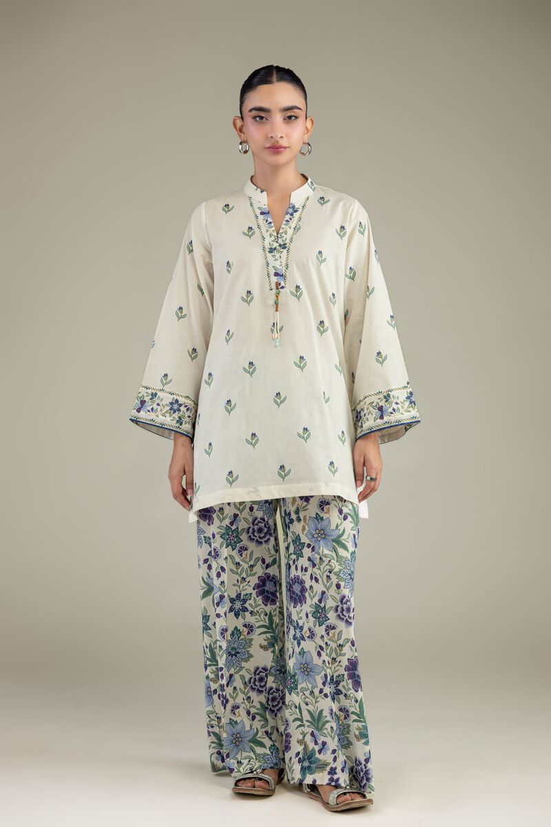 Floral Cambric Pants