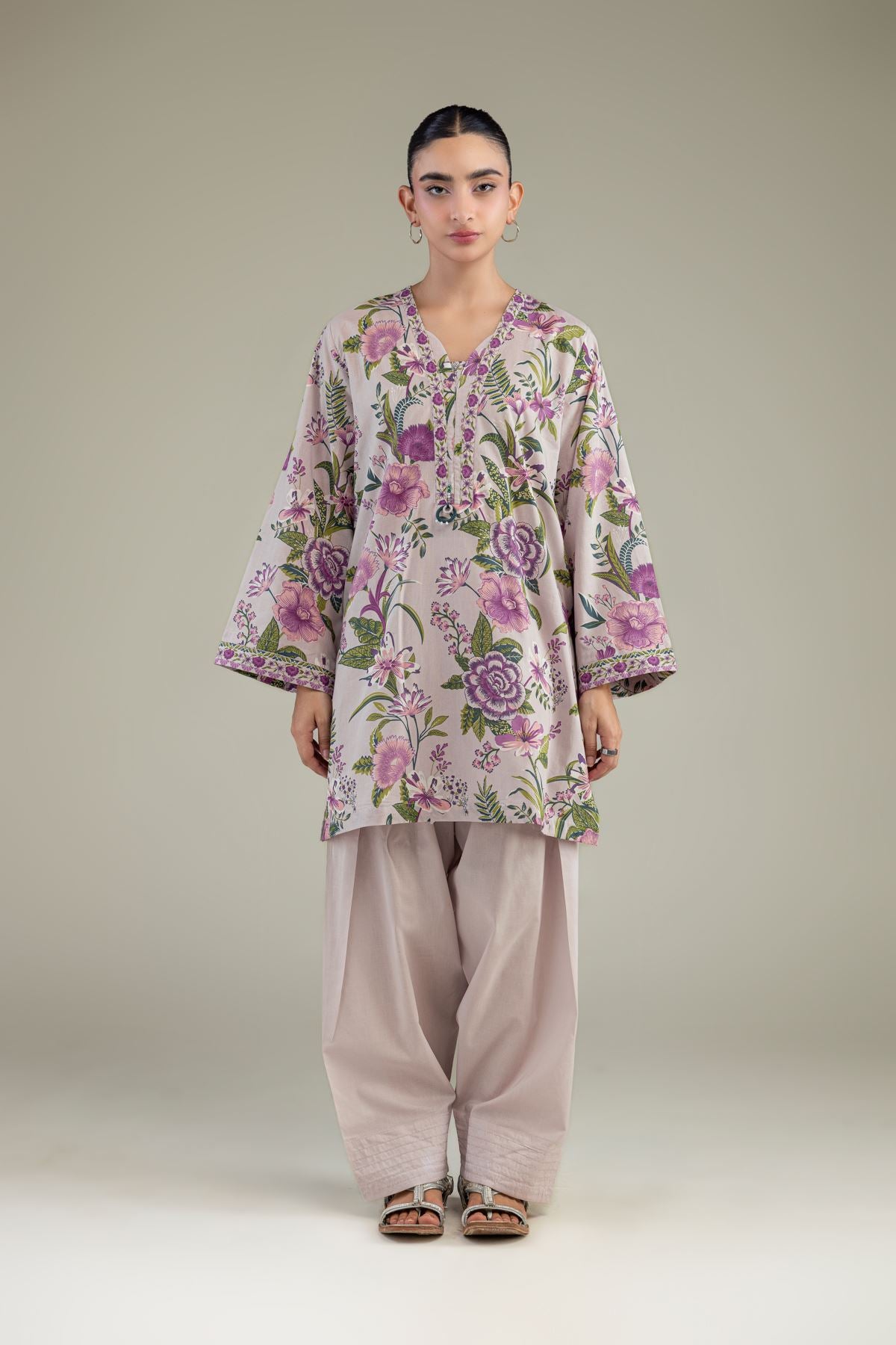 Solid Cambric Shalwar