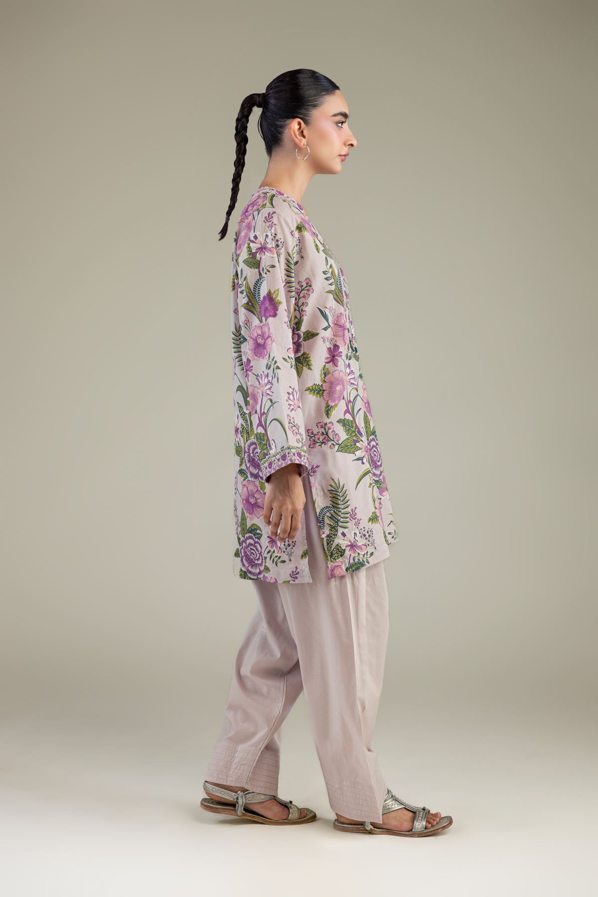 Solid Cambric Shalwar