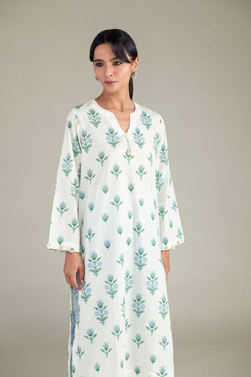 Floral Longline Kurta