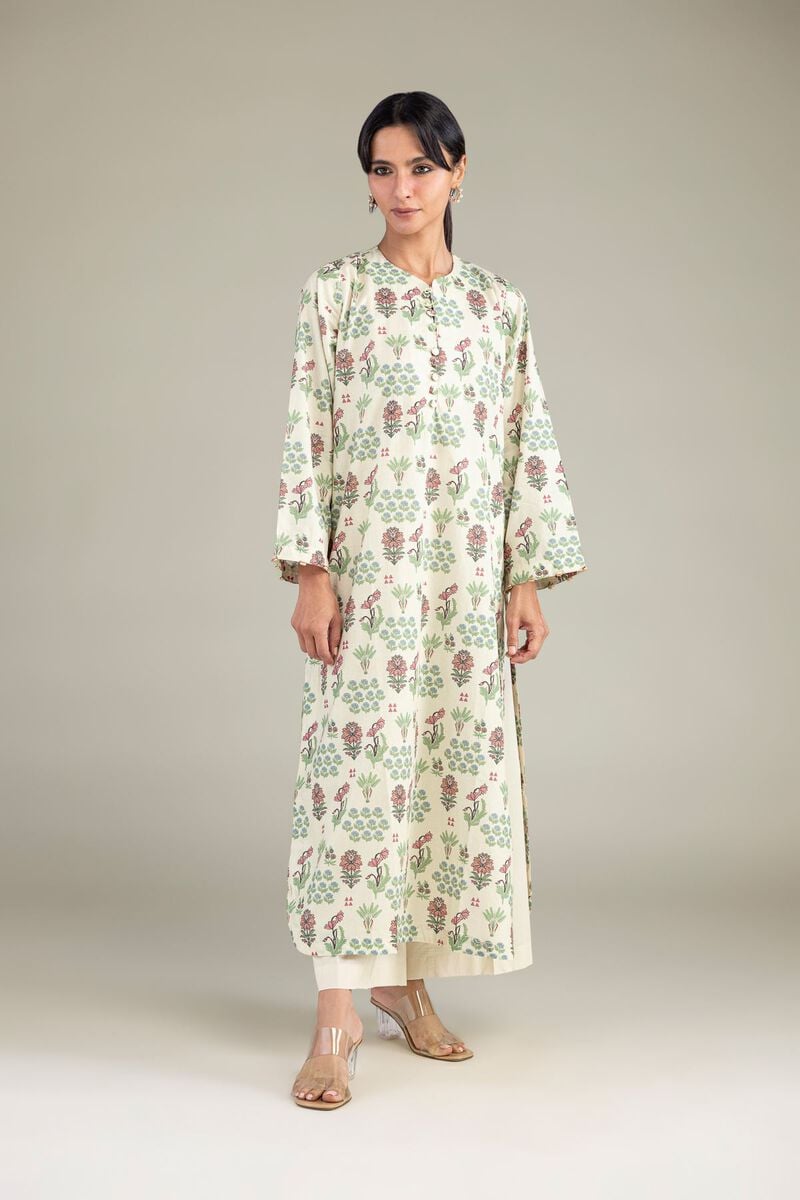 Floral Cambric Kurta