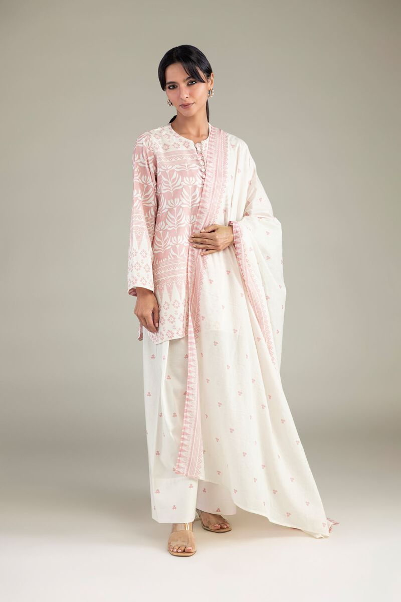 Floral Lawn Dupatta