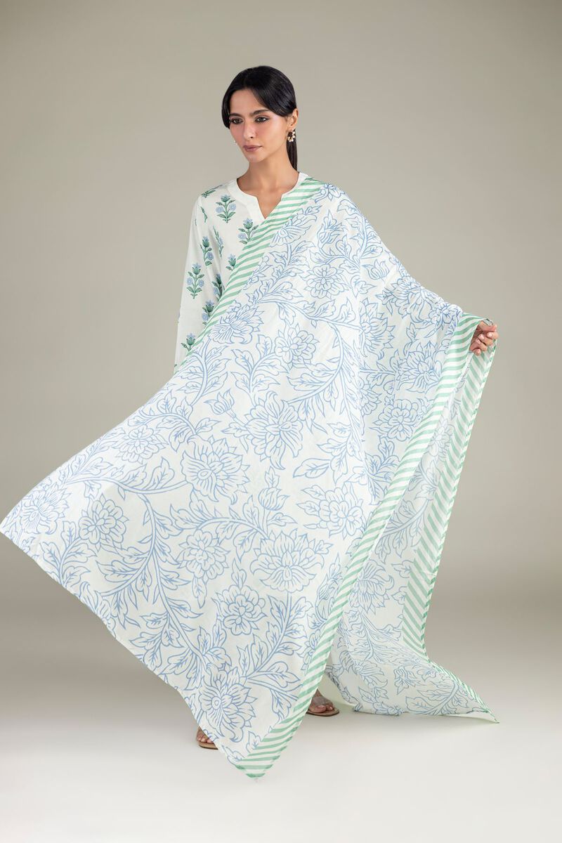Floral Lawn Dupatta
