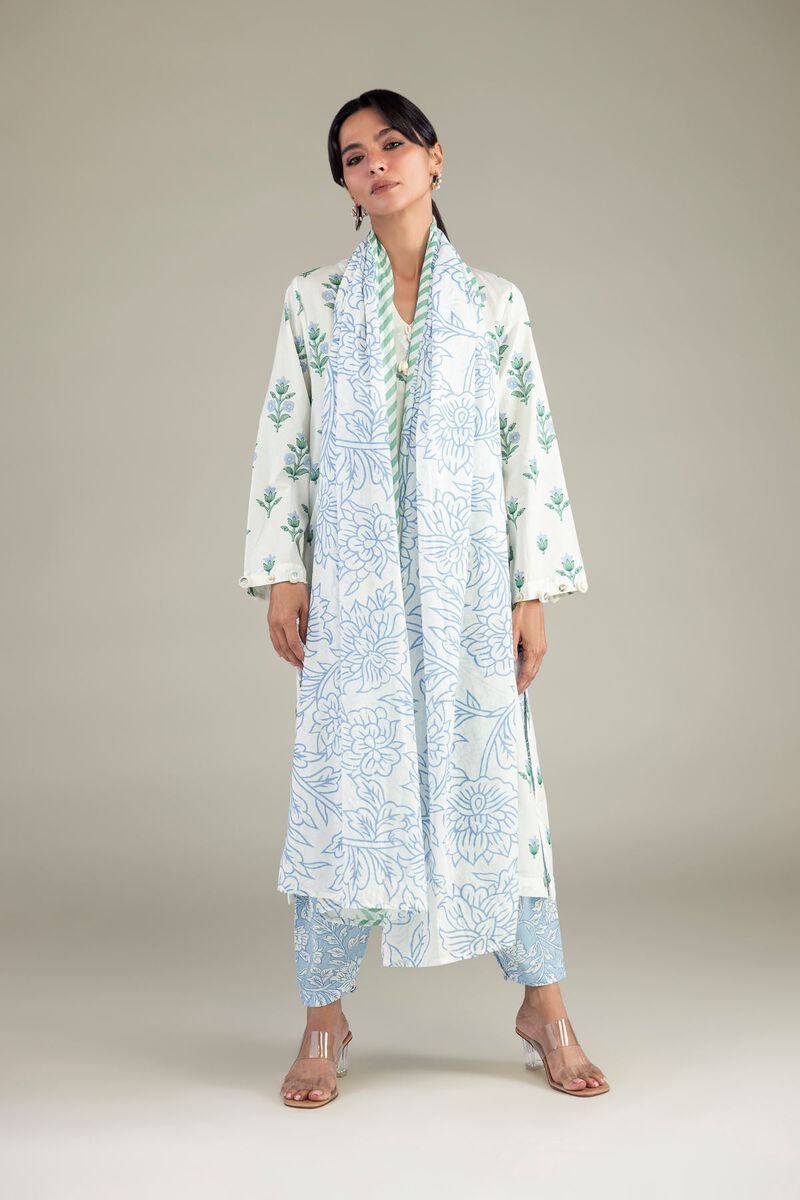 Floral Lawn Dupatta