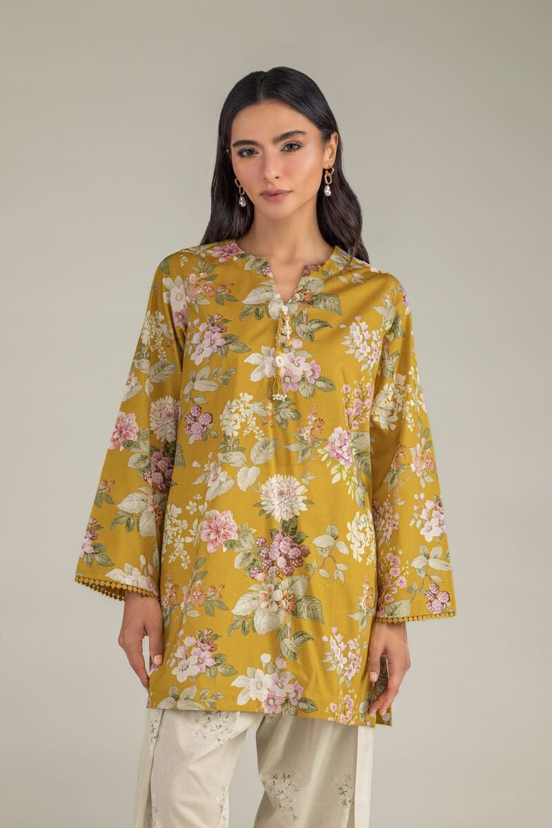 Floral Cambric Kurta