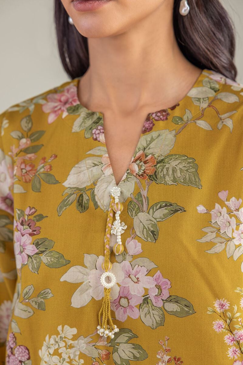 Floral Cambric Kurta
