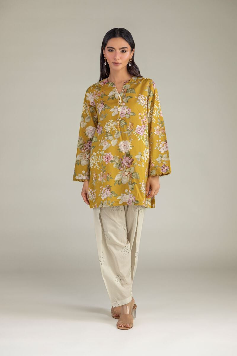 Floral Cambric Kurta