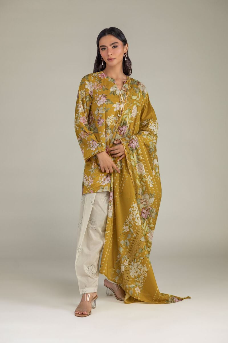 Printed Cambric Shalwar