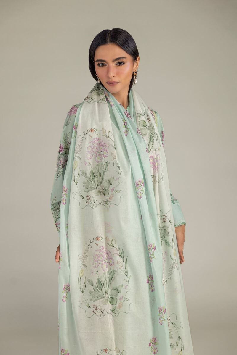 Mint Lawn Dupatta