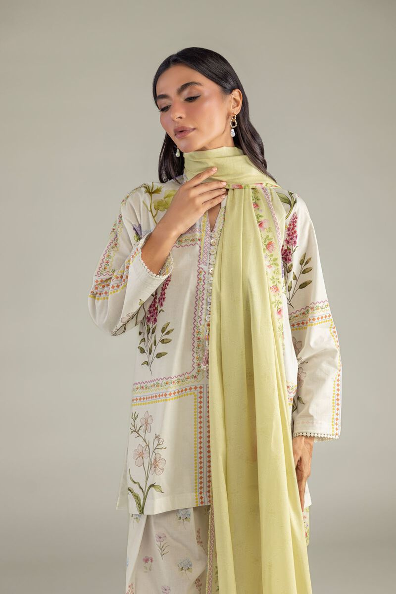 Solid Lawn Dupatta