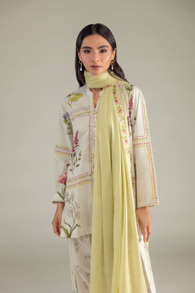 Solid Lawn Dupatta