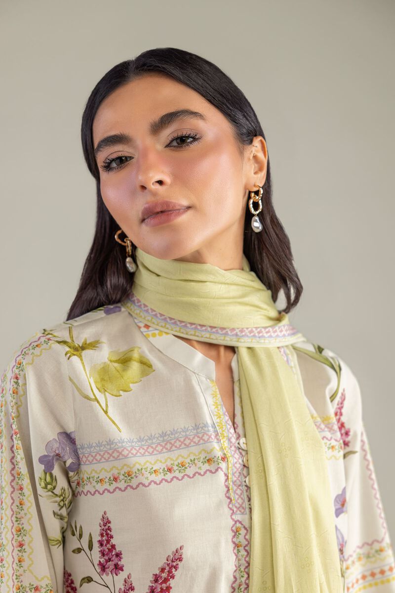Solid Lawn Dupatta