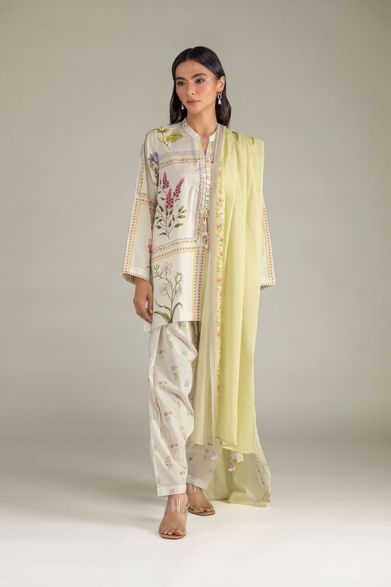 Solid Lawn Dupatta