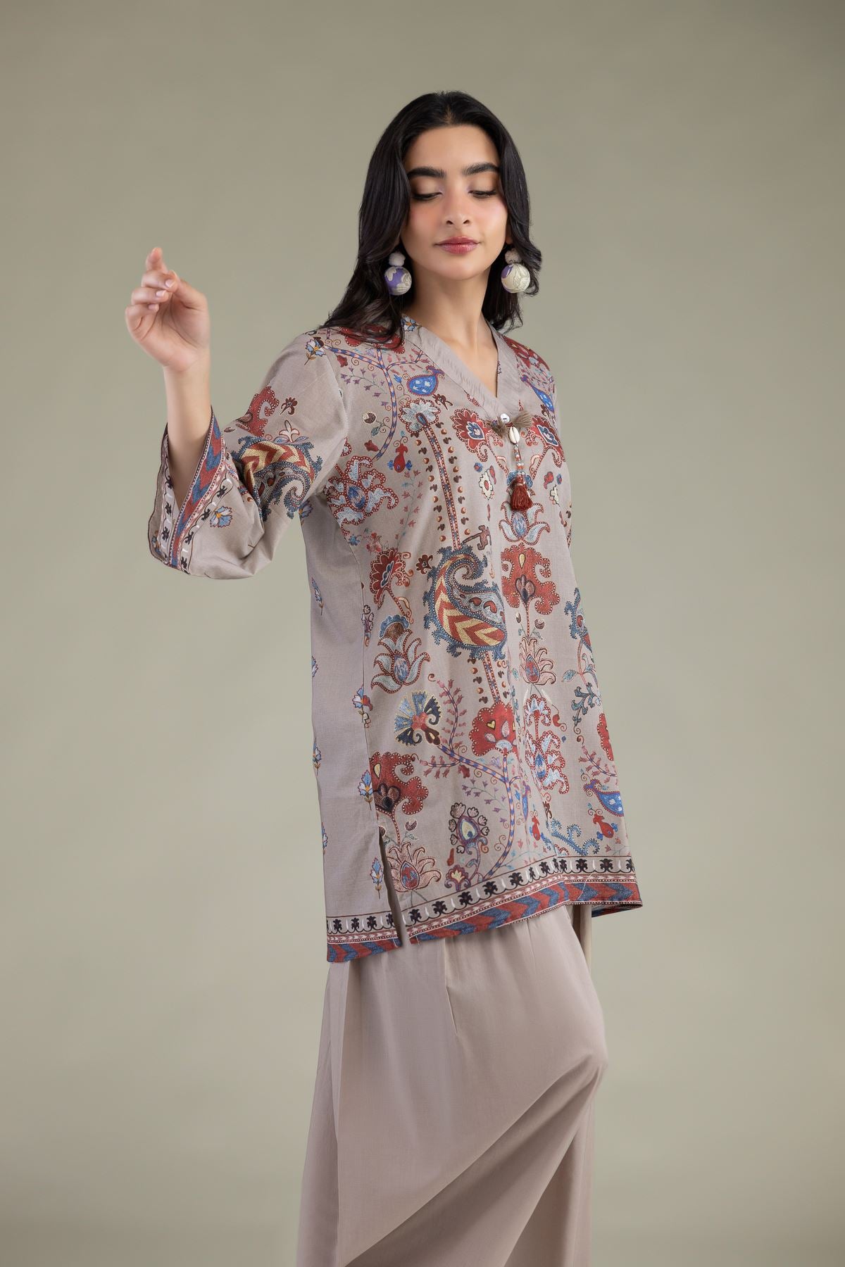 Printed Floral Kurta