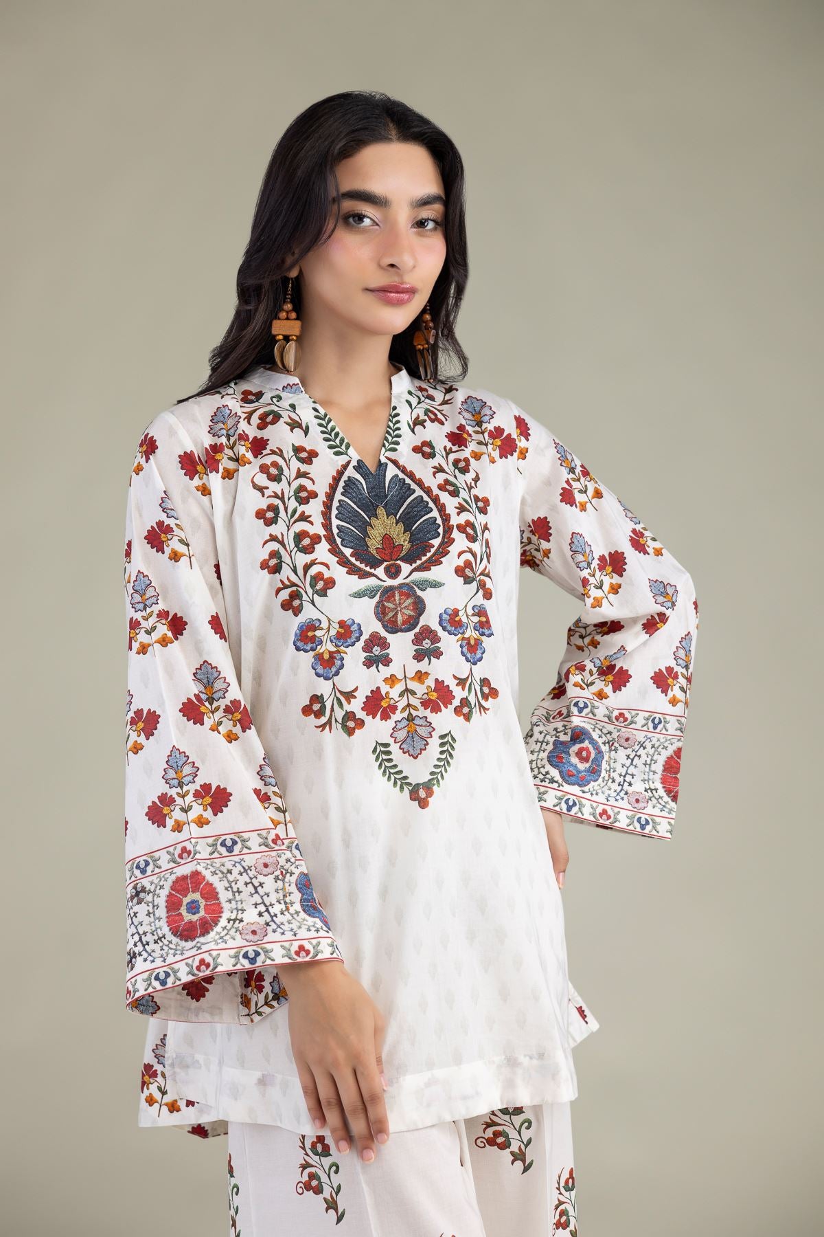 White Cambric Kurta