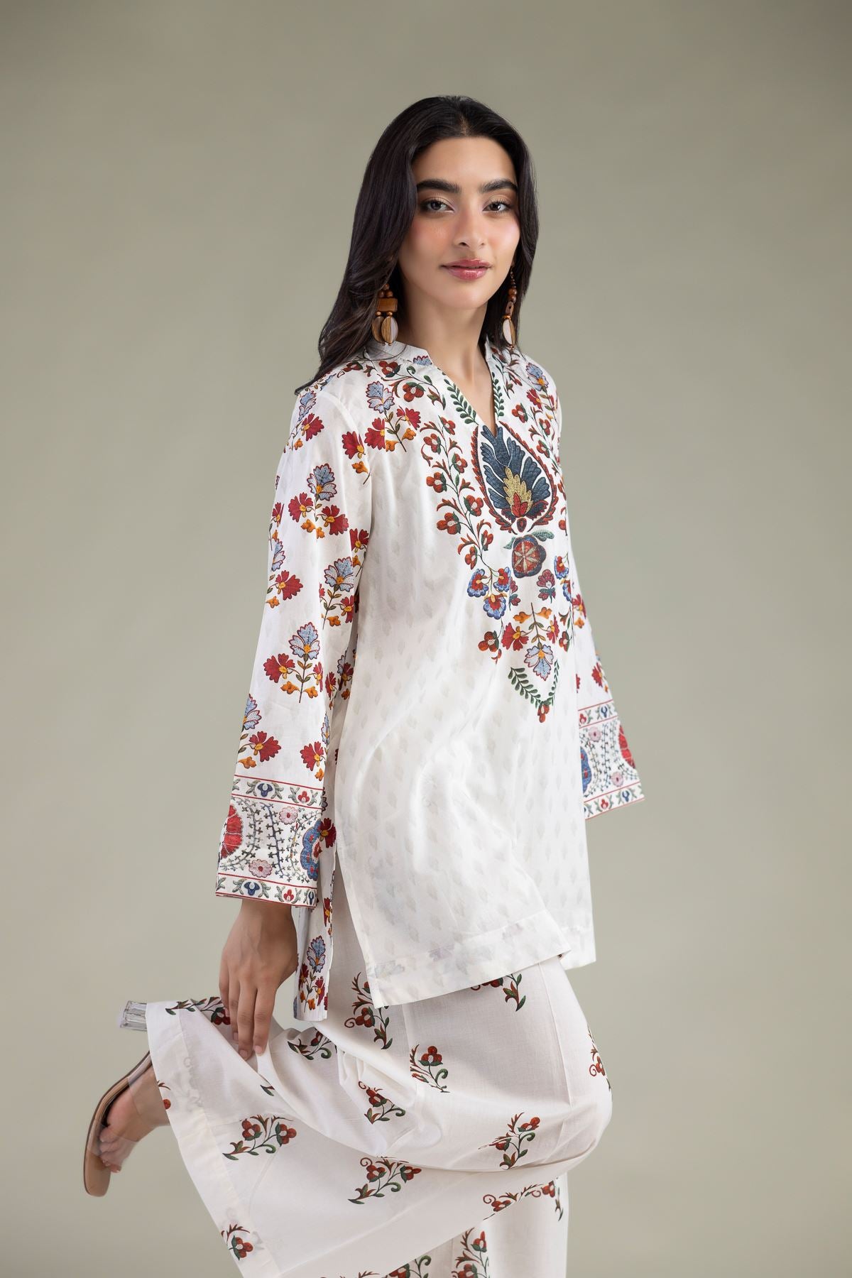 White Cambric Kurta