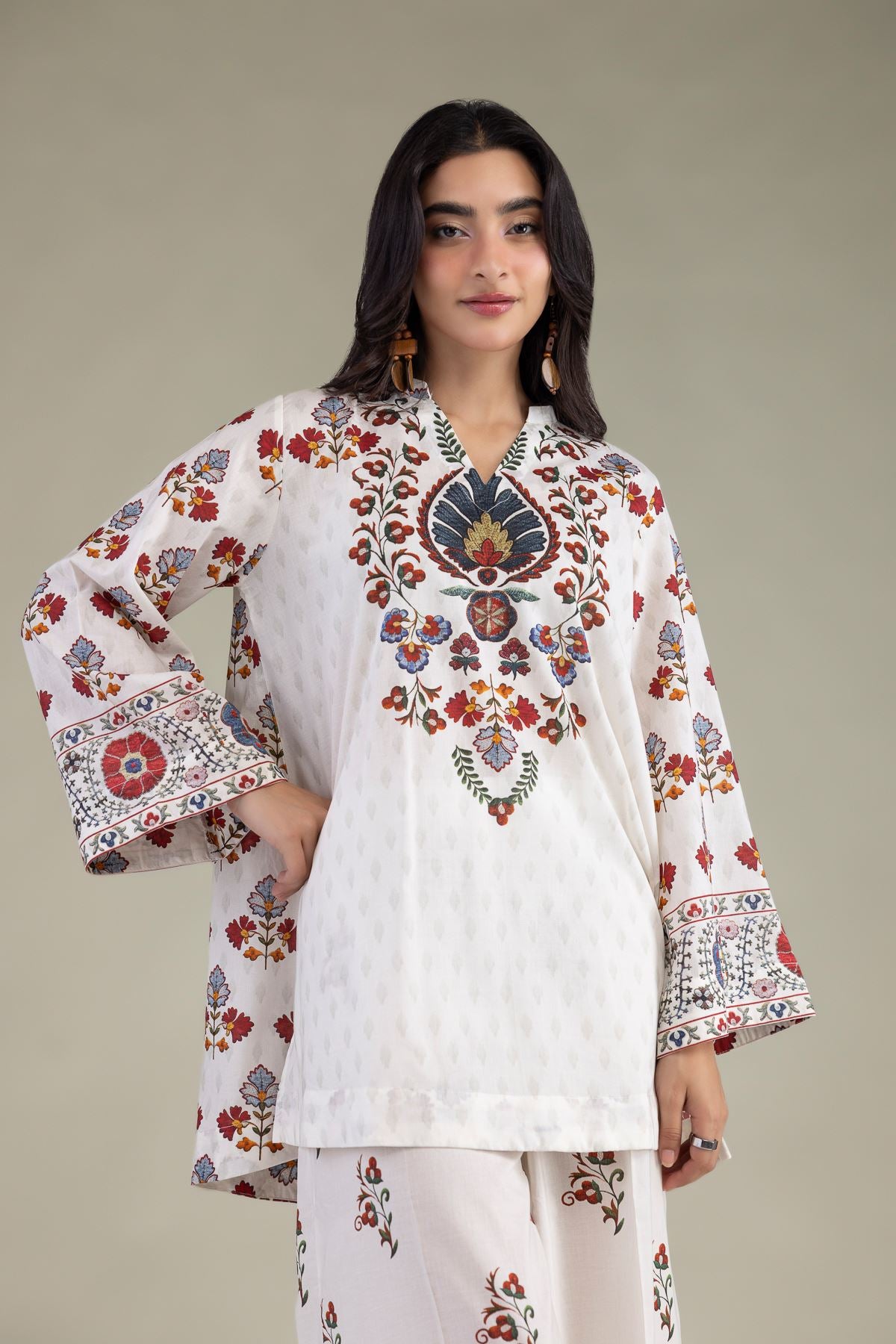White Cambric Kurta