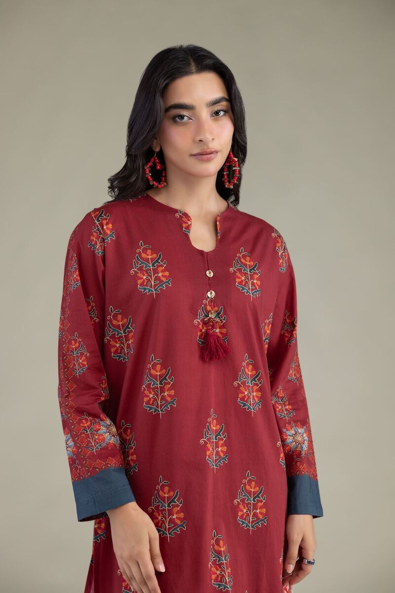 Floral Cambric Kurta