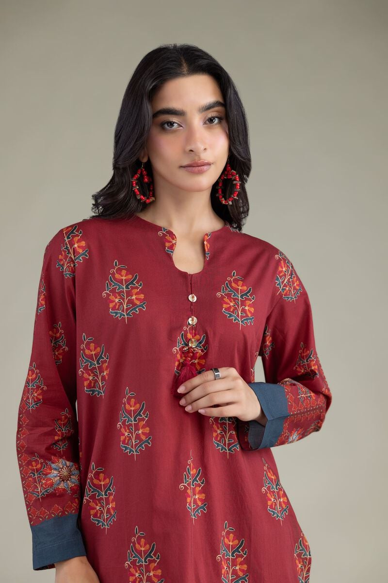 Floral Cambric Kurta