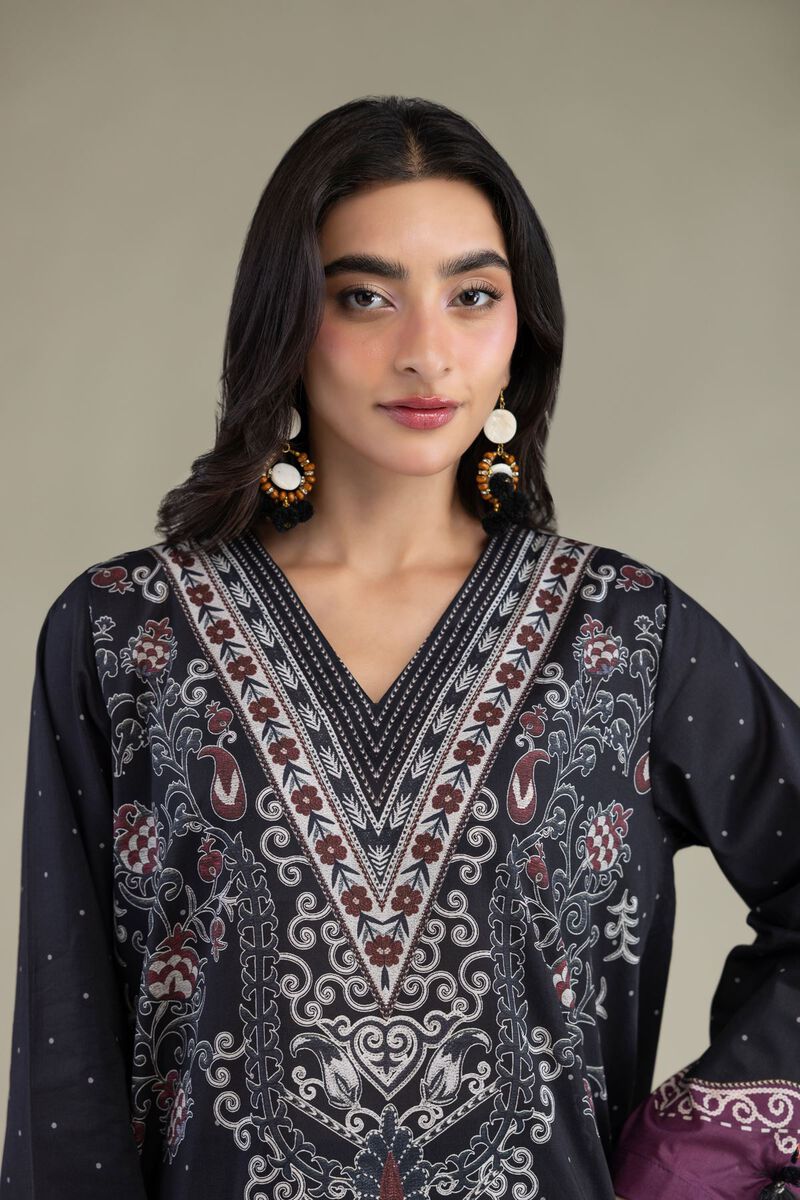 Cambric V-Neck Kurta