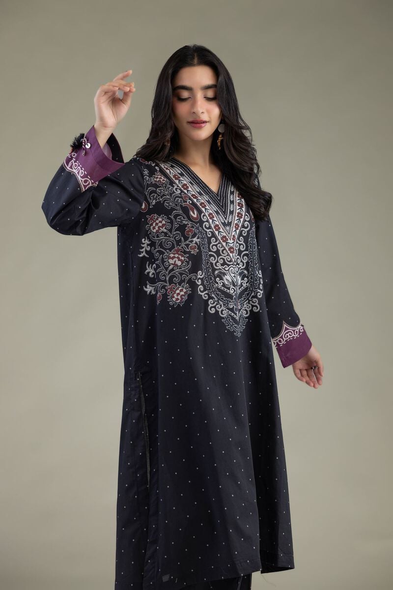 Cambric V-Neck Kurta