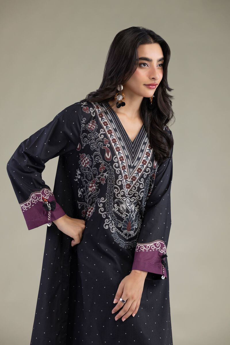 Cambric V-Neck Kurta