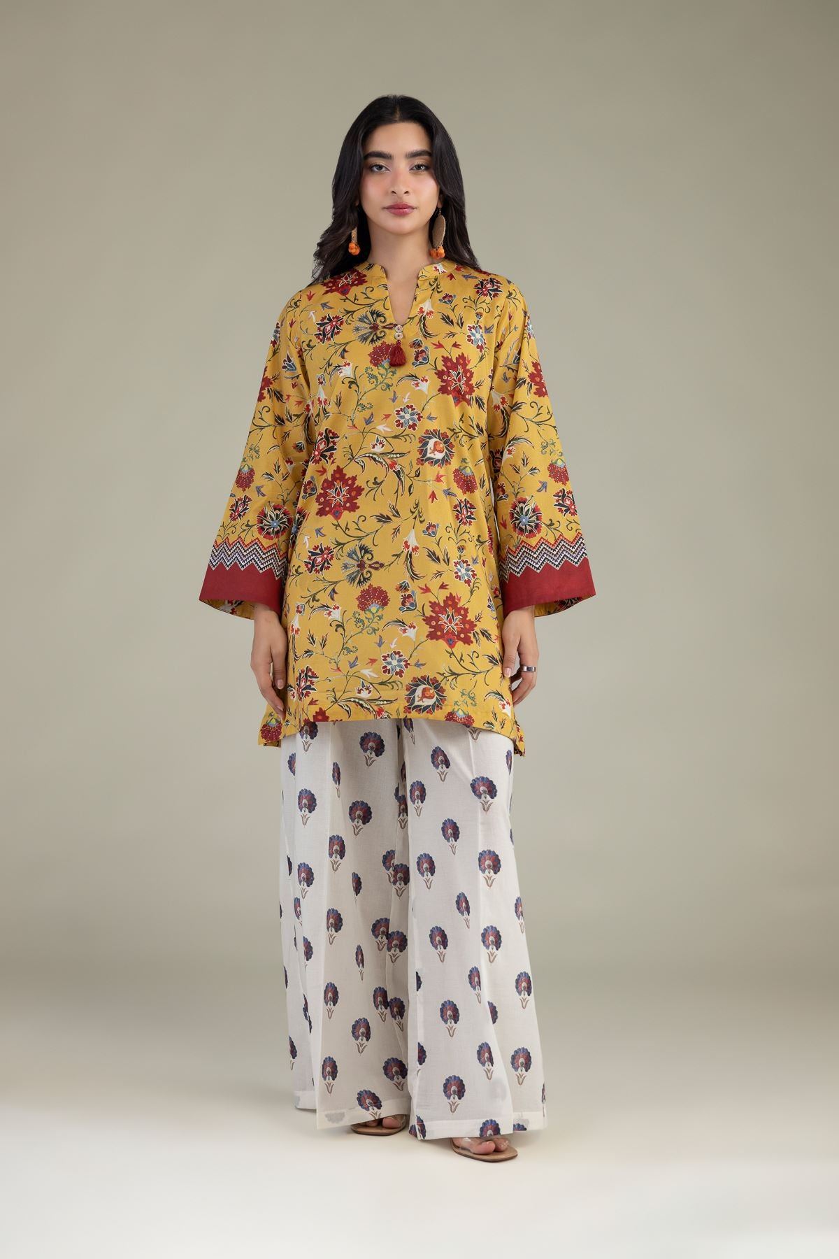 Floral Cambric Pants