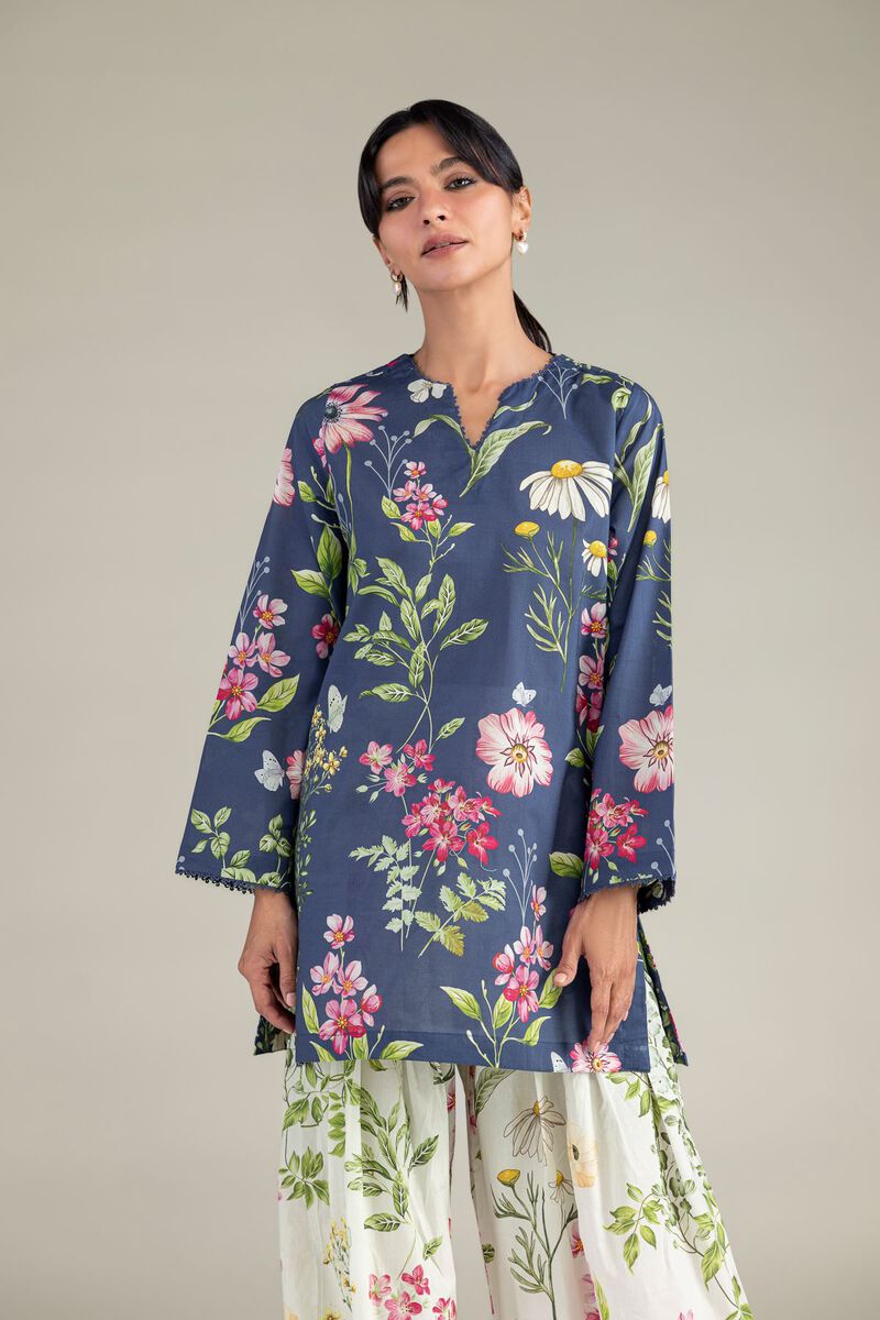 Short Navy Kurta