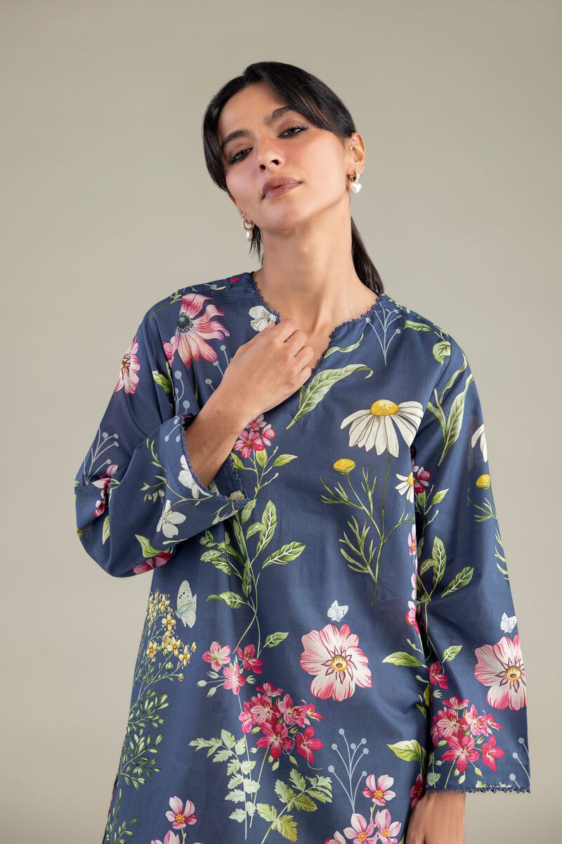 Short Navy Kurta