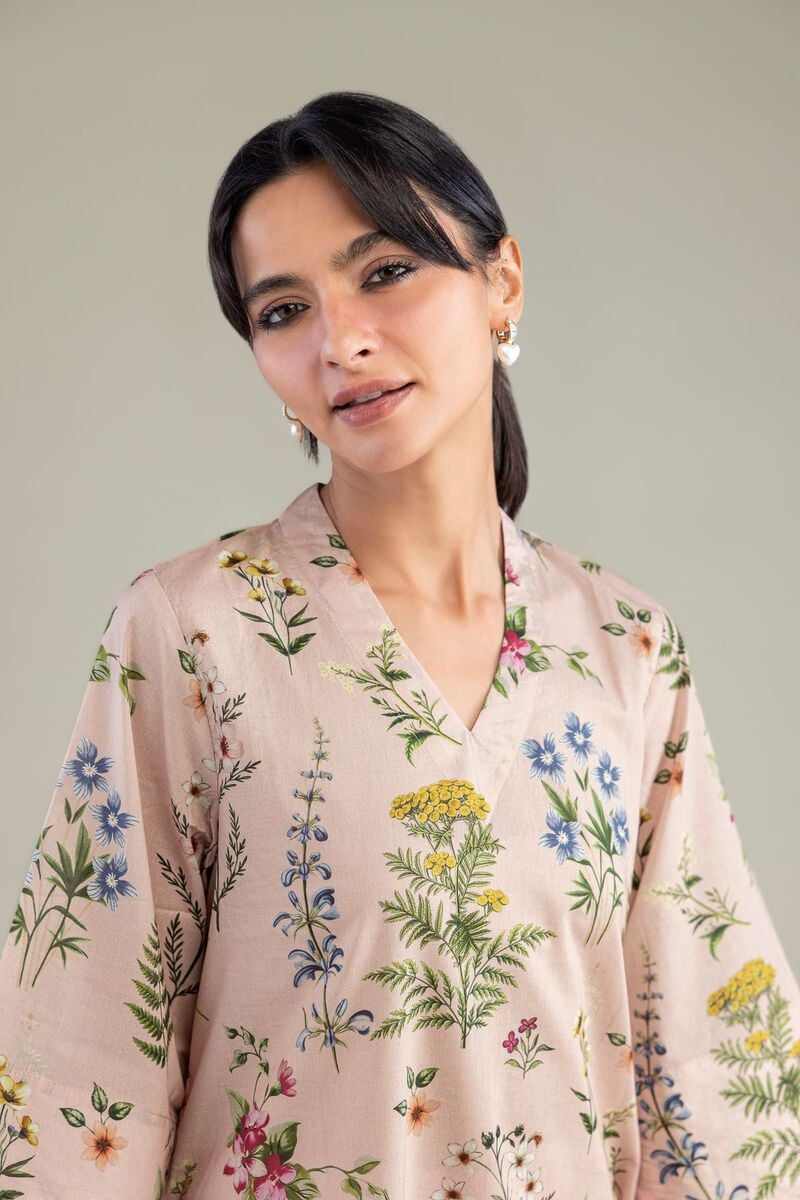 Pink Longline Kurta