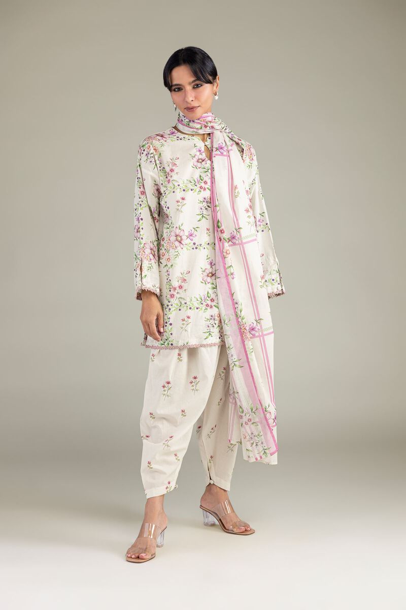 Floral Short Kurta
