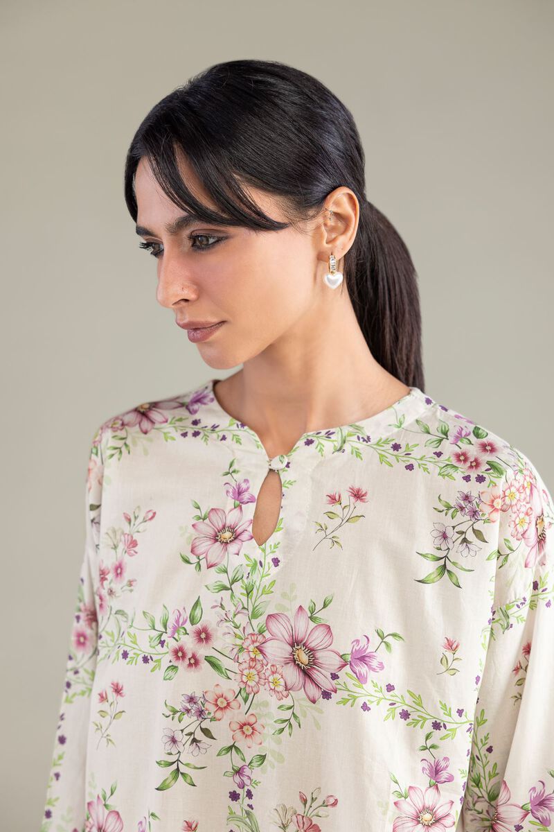 Floral Short Kurta
