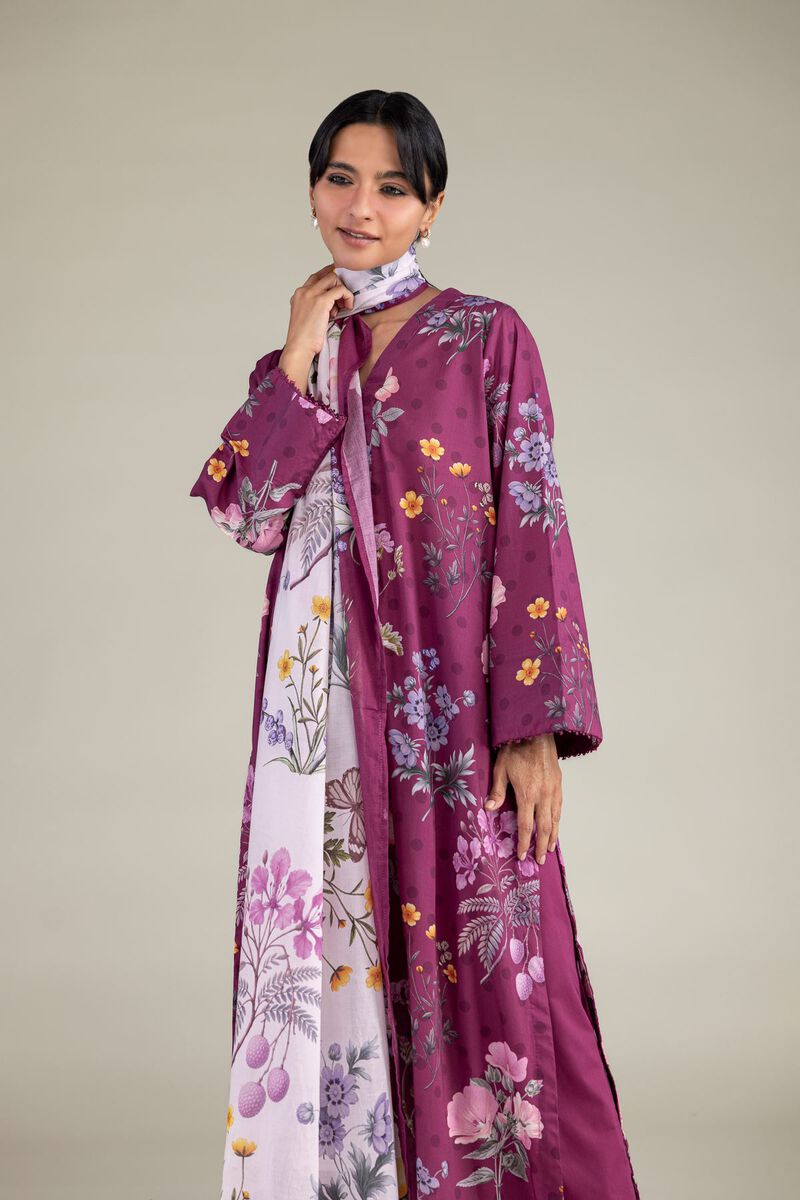 Floral Cambric Kurta