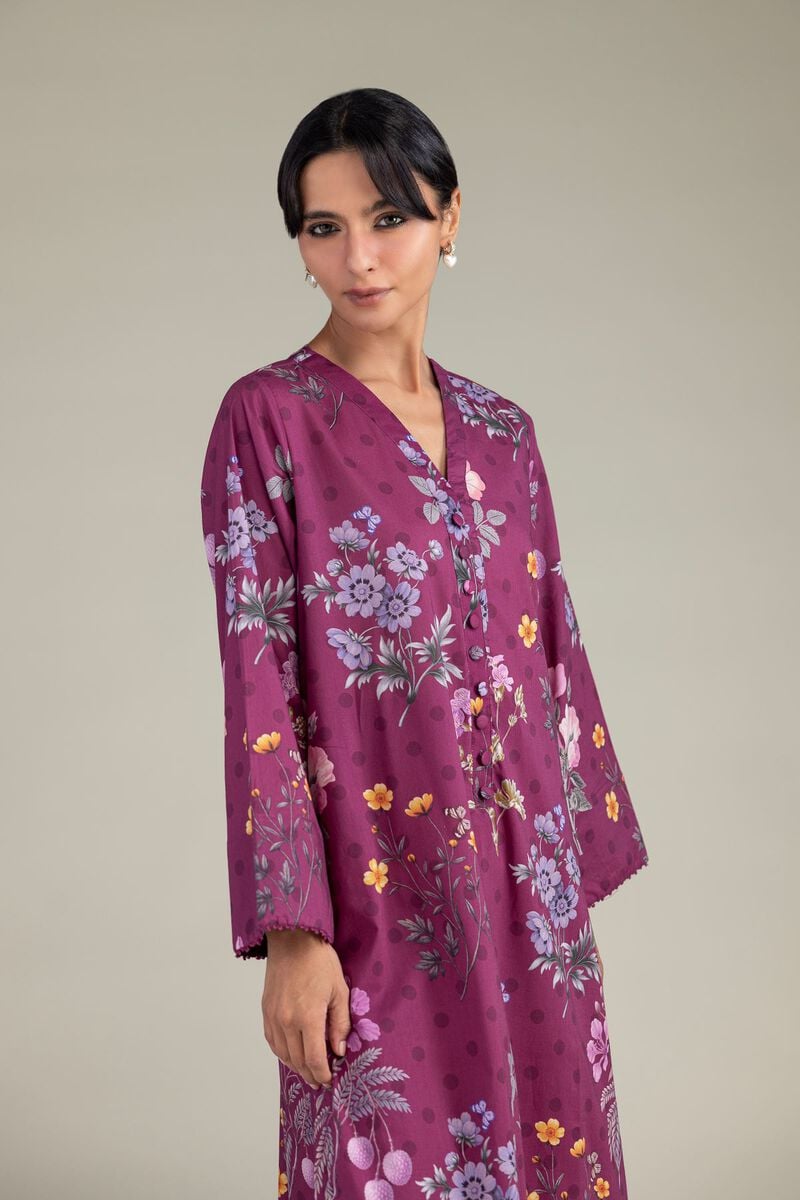 Floral Cambric Kurta